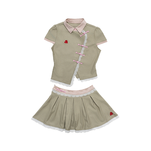 Cheongsam Set • Green