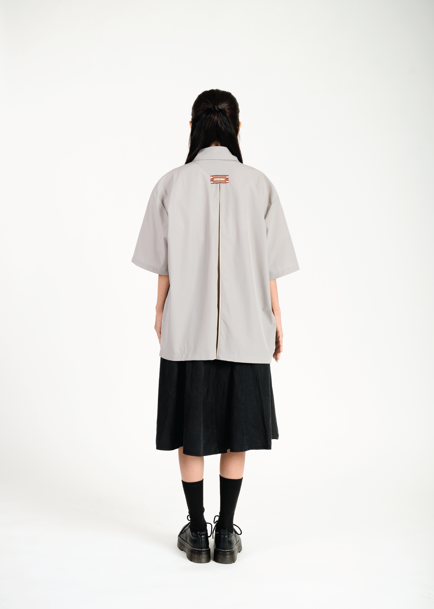 Inverted Pleat Short Sleeve Shirt