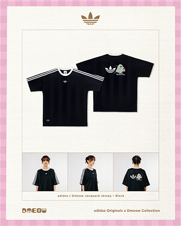 adidas | Dmeow Jacquard Jersey • Black