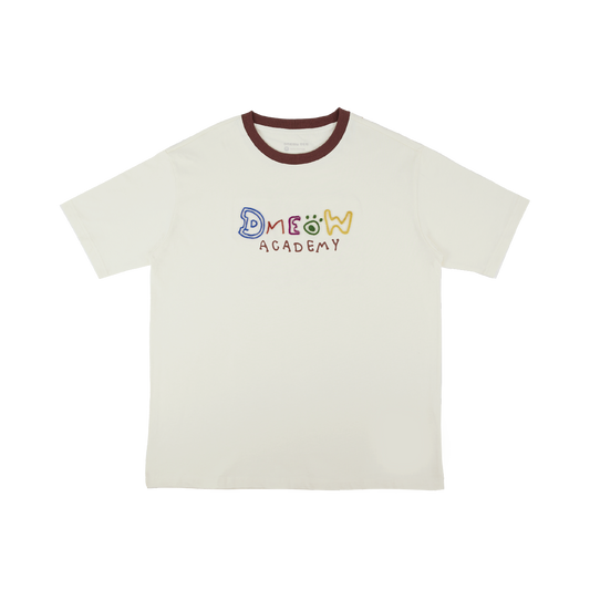 Dmeow Academy Open Day Tee • Cream