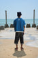 INFAMOUS BOXY TEE Blue